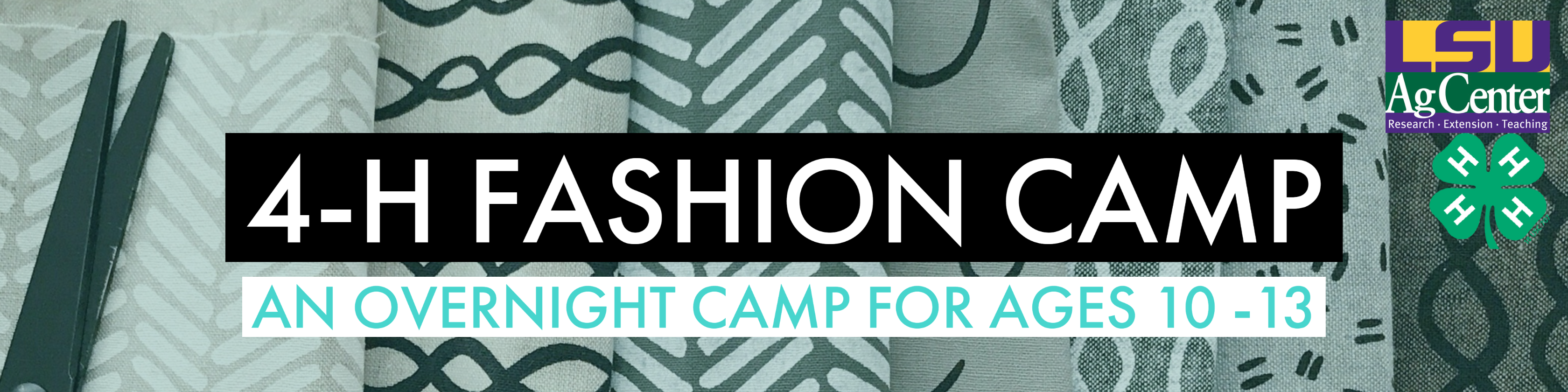 4-H Fashion Camp Bannerpng